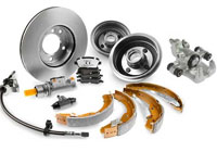 Ремкомплекти та комплектуючі гальмівних колодок